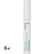 이니스프리 심플라벨 볼륨앤컬 마스카라 7.5g, 6개