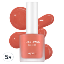 어퓨 과즙팡 워터 블러셔 8g, CR02 홍시날좋아하니, 5개