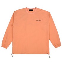 파이브라지 빅사이즈 영문 레터링 오버핏 바람막이 맨투맨