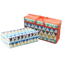 마운틴 컬러 캠핑 매트 + 파우치 오렌지, 혼합색상