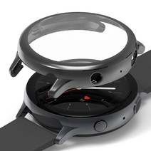 누아트 갤럭시워치 액티브2 풀커버케이스 40mm, 블랙
