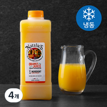 나탈리스 오렌지 주스 (냉동), 1L, 4개
