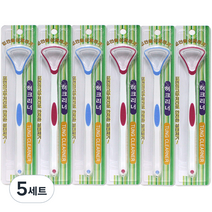 한양 혀크리너 파랑 3p + 빨강 3p, 5세트