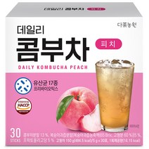 다농원 데일리 콤부차 피치, 30개, 5g