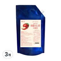오붐 애플시나몬 리플잼, 1kg, 3개