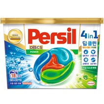 퍼실 디스크 파워 세탁 캡슐세제 박스, 1개, 18개입