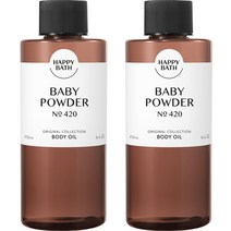 해피바스 오리지널 컬렉션 바디오일 베이비파우더, 2개, 250ml