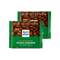 리터스포트 홀아몬드 초콜릿, 100g, 2개