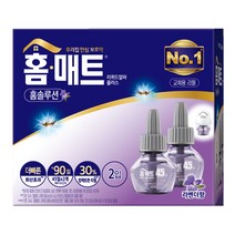 홈매트 홈솔루션 모기 살충제 라벤더 리필 2p, 2개