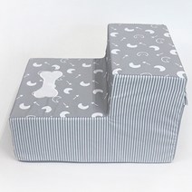 아페토 스텝 바이 스텝 강아지 2단 계단 코튼, 그레이