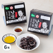 맑은물에 김석원 쥐눈이콩 낫또 6개입, 136.5g, 3개