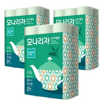 모나리자 녹차가좋은 펄프 3겹 화장지 30m, 3팩, 30롤