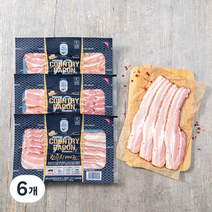 존쿡델리미트 컨츄리베이컨, 120g, 6개