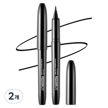 패션캣 2X 워터프루프 펜 라이너, 1호 블랙, 2개
