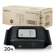 올곧은 프리미엄 엠보싱 유아물티슈 캡형, 70매, 20개