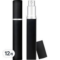 생활공식 리필 향수 공병 10ml, 블랙, 12개