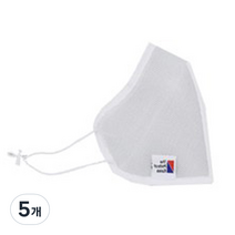 세통 KSK 쿨 나노필터 매쉬 마스크 화이트, 1개입, 5개