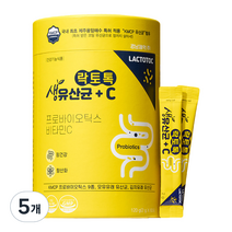 경남제약 락토톡 생유산균 비타민C 60p, 120g, 5개