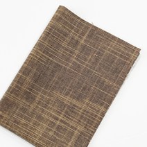 나비손길 린넨 7수 혼방 대폭 원단 1마, 10 브라운