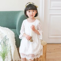 로로샤 여아용 스완레이스원피스
