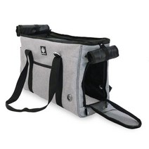 딩동펫 반려동물 솔리드 이동가방, 그레이