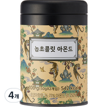 카카오리퍼블릭 놉 초콜릿 아몬드 빈투바 견과볼 2p, 4개, 100g