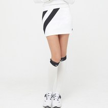 볼빅 여성용 골프 사선 배색 H라인 큐롯 스커트 VLCUL915
