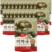 양반 백합 미역국, 460g, 20개