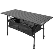 CAMPM 캠핑 테이블 높이조절 접이식 용품 야외 일체형 미니 알루미늄 폴딩 휴대용 식탁 보조 좌식 이동식 낚시 좌판 간이 캠핑테이블 초경량 LQ820345 135*70*65, 8135 캠핑테이블