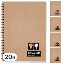 영아트 크라프트 영어 스프링노트 60p, 멍스크림(스티커), 20개