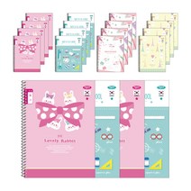 펜피아 1000 초등 스프링노트 3-6일기 여아용, 랜덤 발송, 20개