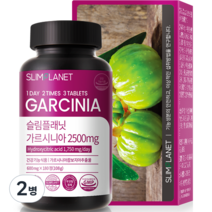 슬림플래닛 가르시니아 2500mg 108g, 180정, 2병
