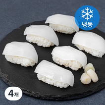 화살 오징어 S 포장횟감 20미 초밥용 (냉동), 120g, 4개