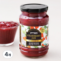 곰곰 과일 가득 딸기잼, 470g, 4개