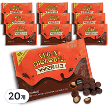 광합성 카카오틴 다크 비건 단백질 초코볼, 30g, 20개