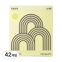 대한다업 처음딴차 녹차, 1g, 42개입