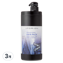 포리온 스칼프 쿨 헤어팩, 1000ml, 3개