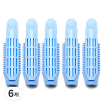 셀리본 헤어볼륨롤스타 뿌리 볼륨업 집게 5p, 6개, 스카이