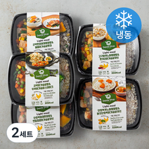 다즐샵 가벼운 도시락 5종 세트 (냉동), 2세트