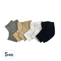 생활더하기 풋케어 발 뒤꿈치 보습 양말 4켤레, 5세트