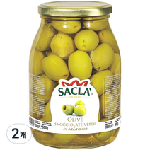사클라 씨없는 자이언트 그린올리브, 950g, 2개