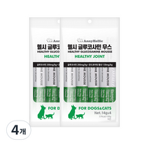 애니홀릭 헬시 글루코사민 무스 건강보조제 14g x 4p, 치킨맛, 4개