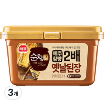 해표 순창궁 옛날된장, 1kg, 3개