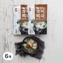 청조푸드 가마솥 영도제주복국 까치복국, 650g, 6개