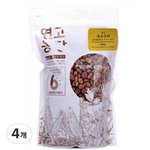 연고농장 볶은 옥수수차, 500g, 4개