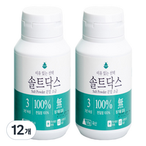 해피테라스 솔트닥스 양치소금, 120g, 12개