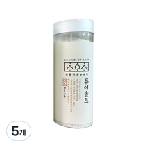 소금이오는소리 3년묵은 씻어나온 천일염, 5개, 200g