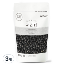 건강한밥상 국산 서리태, 700g, 3개