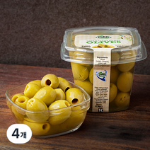 FICACCI 자이언트 올리브 씨제거, 4개, 380g