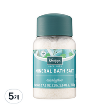 크나이프 유칼립투스 배쓰솔트 입욕제, 500g, 5개